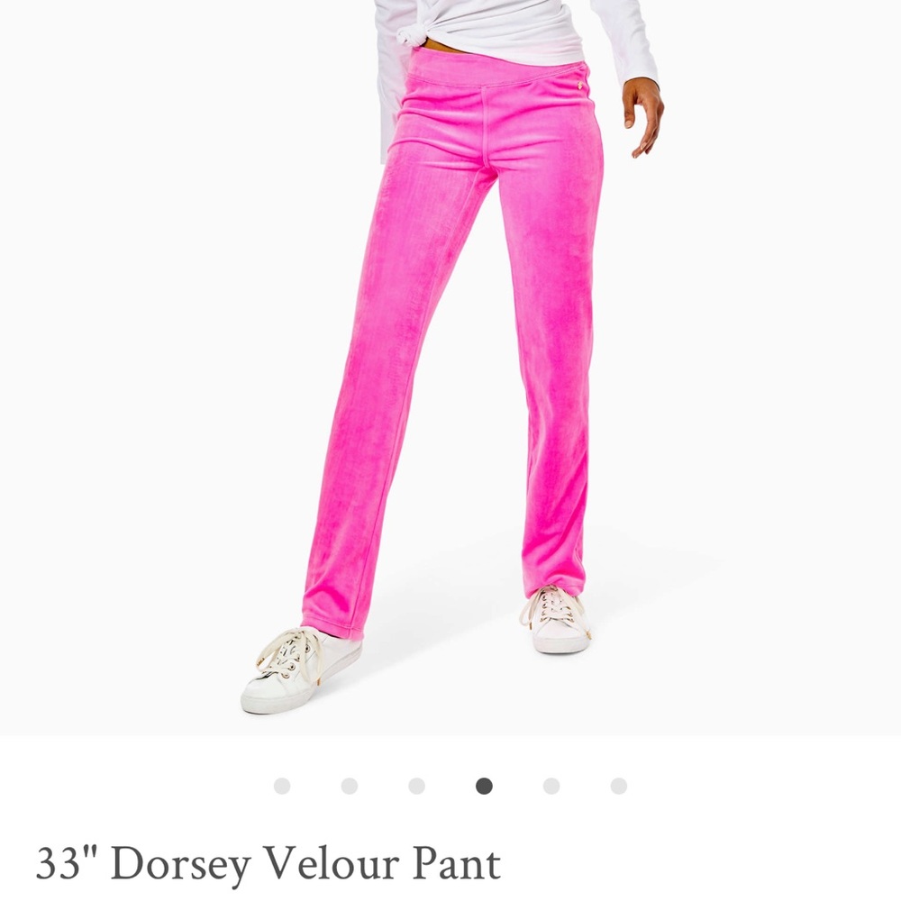 NWT lilly Pulitzer velour velvet dorsey pants